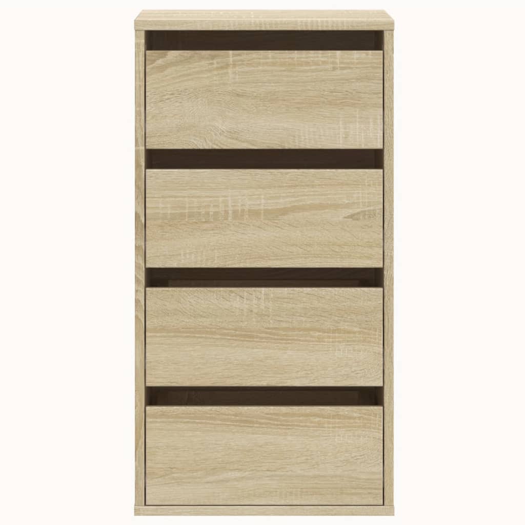 Cassettiera Angolare Rovere Sonoma 40x41x76cm Legno Multistrato
