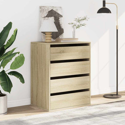 Cassettiera Angolare Rovere Sonoma 60x41x76cm Legno Multistrato