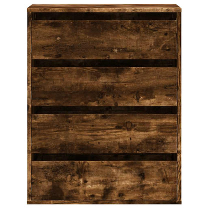 Cassettiera Angolare Rovere Fumo 60x41x76cm Legno Multistrato