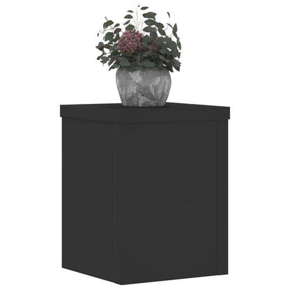Supporti per Piante 2 pz Neri 15x15x20 cm Legno Multistrato
