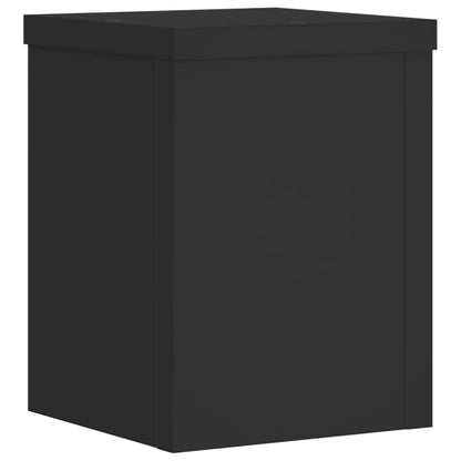 Supporti per Piante 2 pz Neri 15x15x20 cm Legno Multistrato