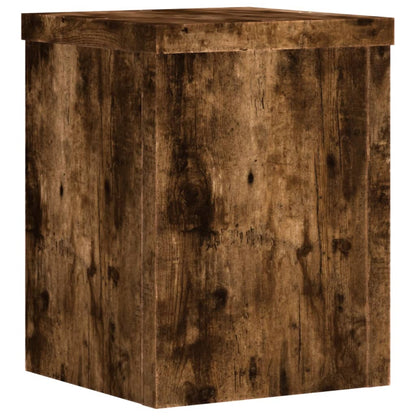 Supporti per Piante 2 pz Rovere 15x15x20 cm Legno Multistrato