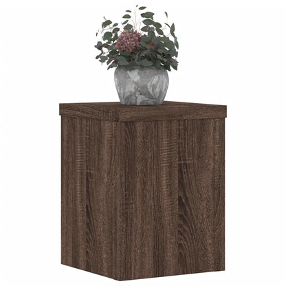 Supporti per Piante 2 pz Marrone 15x15x20 cm Legno Multistrato