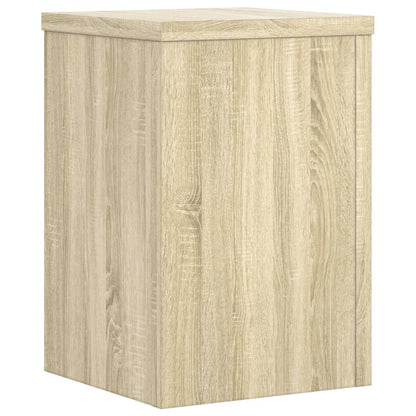 Supporti per Piante 2 pz Rovere 20x20x30 cm in Multistrato