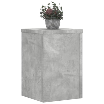 Supporti per Piante 2 pz Grigio 20x20x30 cm Legno Multistrato
