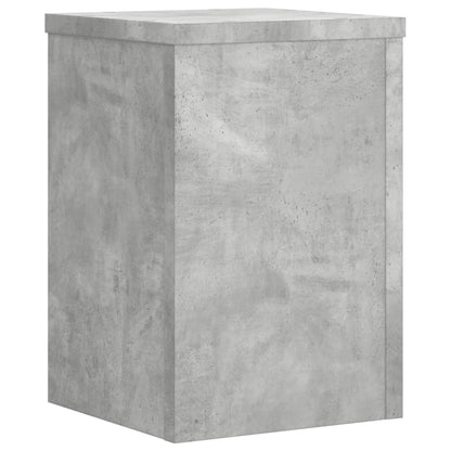 Supporti per Piante 2 pz Grigio 20x20x30 cm Legno Multistrato