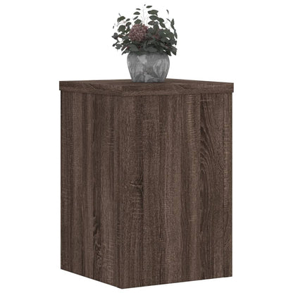 Supporti per Piante 2 pz Marrone 20x20x30 cm Legno Multistrato