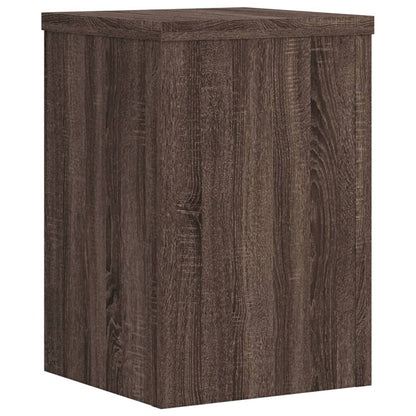 Supporti per Piante 2 pz Marrone 20x20x30 cm Legno Multistrato