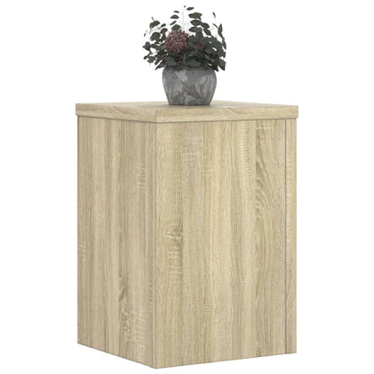 Supporti per Piante 2 pz Rovere 25x25x35 cm in Multistrato