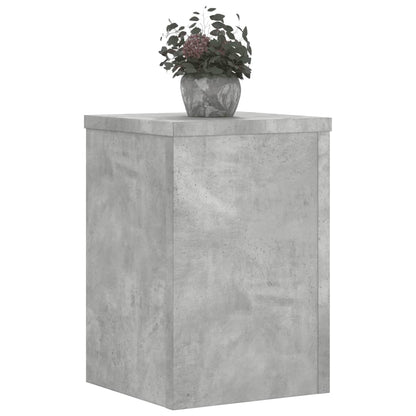 Supporti per Piante 2 pz Grigio 25x25x35 cm Legno Multistrato