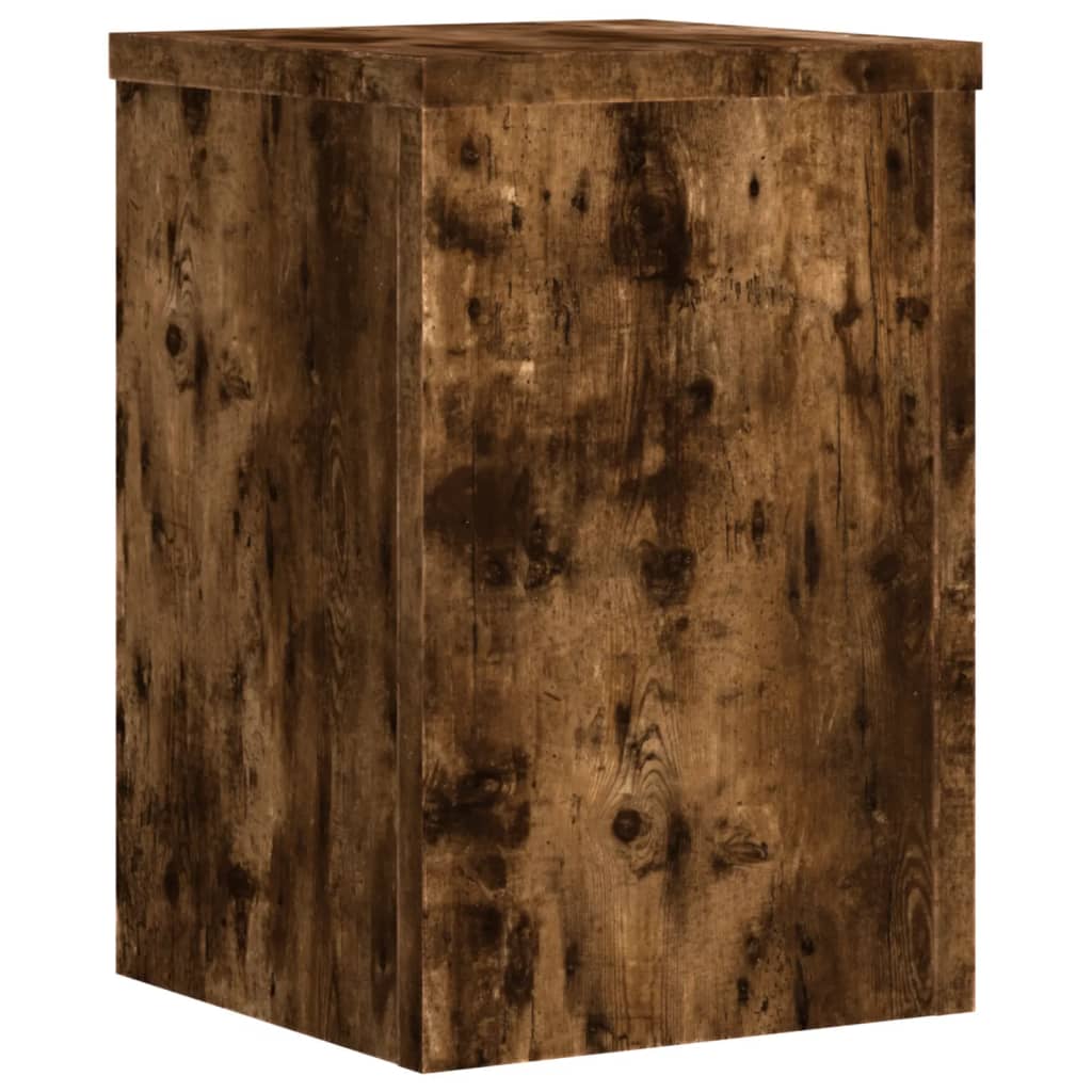 Supporti per Piante 2 pz Rovere 25x25x35 cm Legno Multistrato