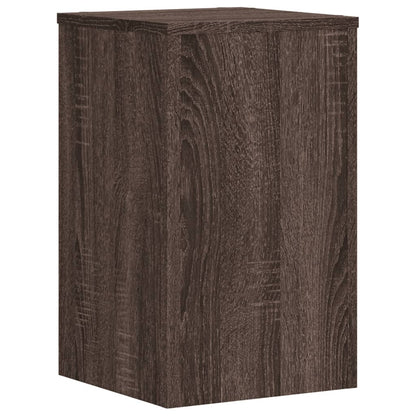Supporti per Piante 2 pz Marrone 30x30x50 cm Legno Multistrato