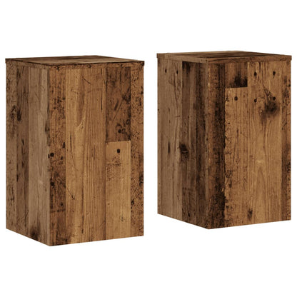 Supporti per Piante 2 pz Legno 30x30x50 cm Legno Multistrato