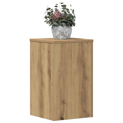 Supporti per Piante 2 pz Rovere 30x30x50 cm in Multistrato