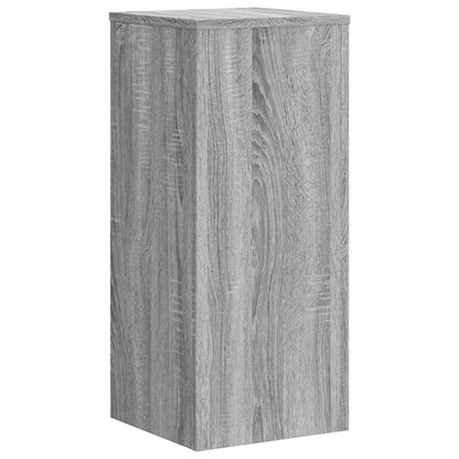 Supporti per Piante 2 pz Grigio 30x30x70 cm in Multistrato