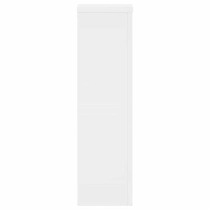 Supporti per Piante 2 pz Bianchi 17x17x60 cm Legno Multistrato