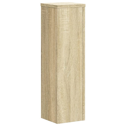 Supporti per Piante 2 pz Rovere 17x17x60 cm in Multistrato