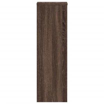 Supporti per Piante 2 pz Marrone 25x25x80 cm Legno Multistrato