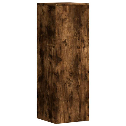 Supporto per Piante Rovere Fumo 33x33x100 cm in Truciolato