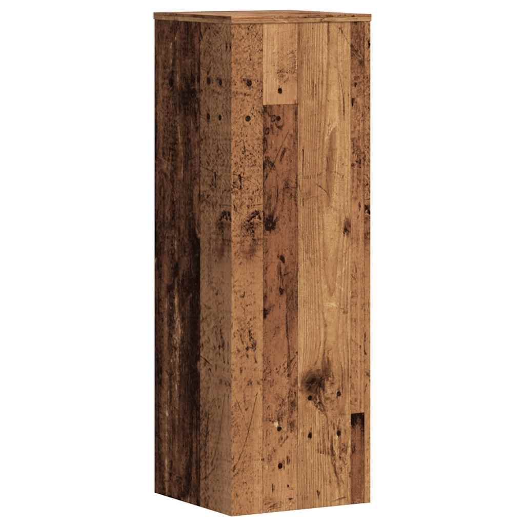 Supporto per Piante Legno Vecchio 33x33x100 cm in Truciolato