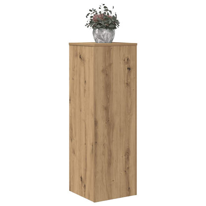 Supporto per Piante Rovere Artigianale 33x33x100 cm Truciolato