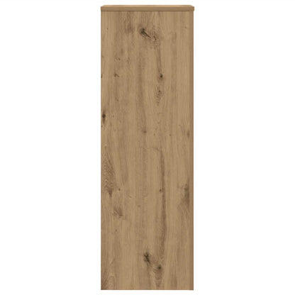Supporto per Piante Rovere Artigianale 33x33x100 cm Truciolato
