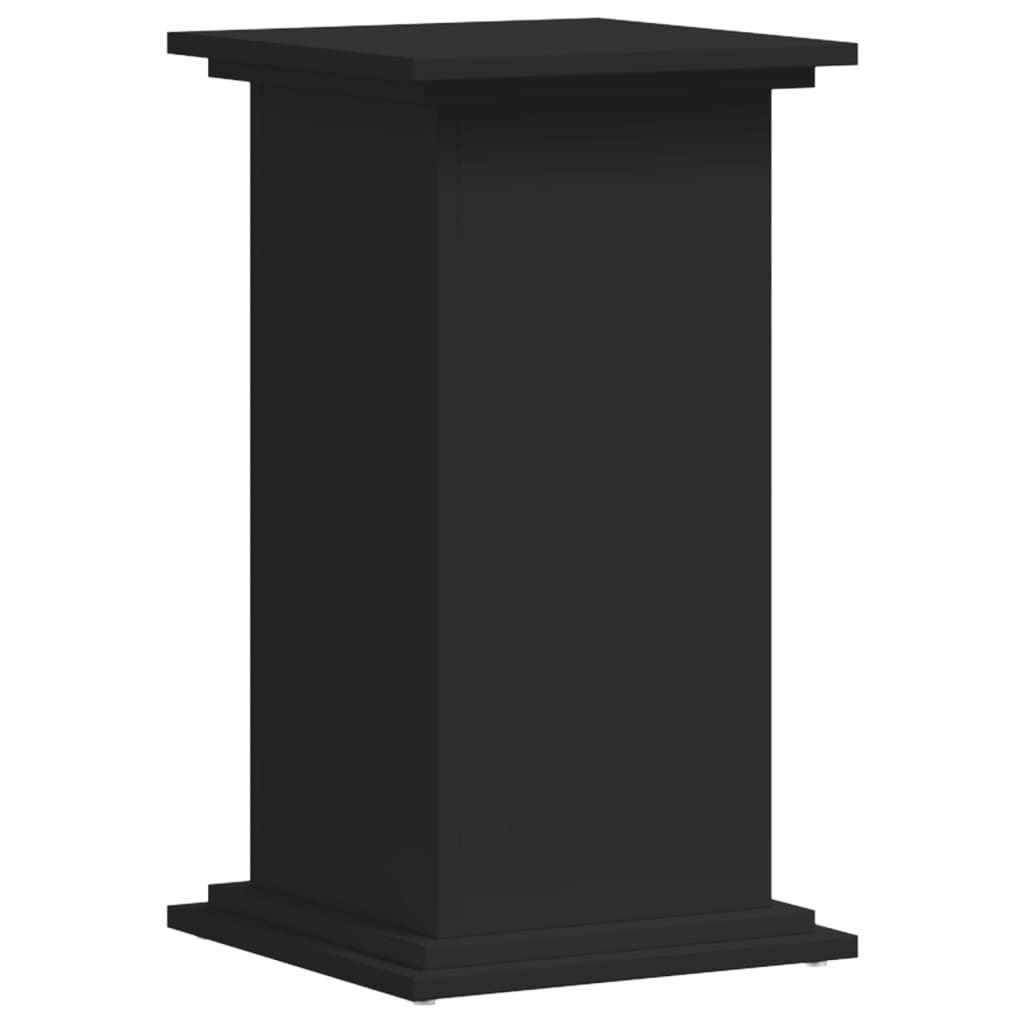 Supporto per Piante Nero 33x33x60 cm in Truciolato