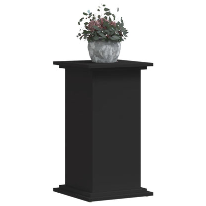 Supporto per Piante Nero 33x33x60 cm in Truciolato