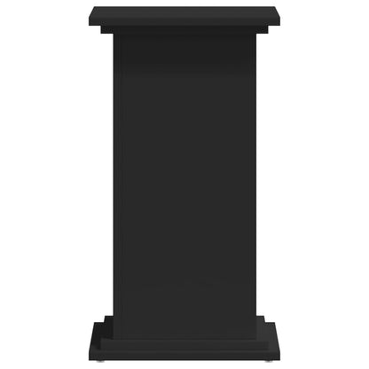 Supporto per Piante Nero 33x33x60 cm in Truciolato