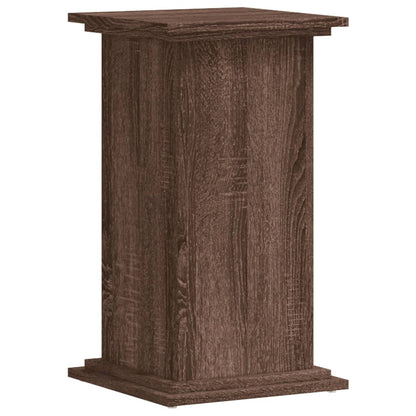 Supporto per Piante Rovere Marrone 33x33x60cm Legno Multistrato