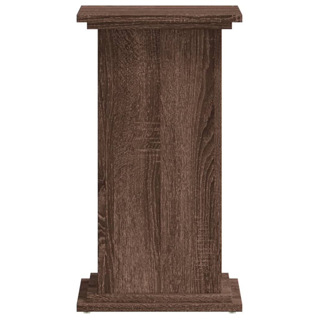 Supporto per Piante Rovere Marrone 33x33x60cm Legno Multistrato