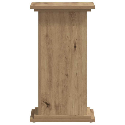 Supporto per Piante Rovere Artigianale 33x33x60 cm Truciolato