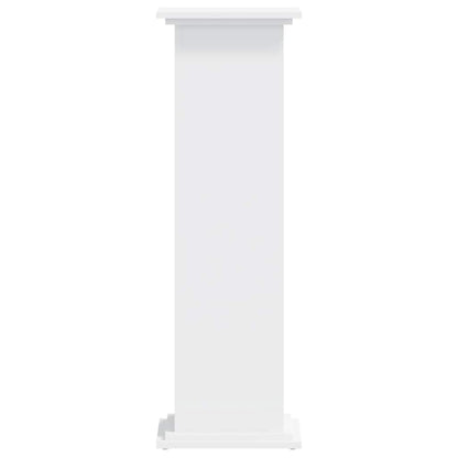 Supporto per Piante Bianco 33x33x100 cm in Truciolato