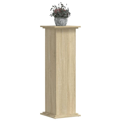 Supporto per Piante Rovere Sonoma 33x33x100cm Legno Multistrato