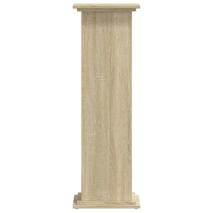 Supporto per Piante Rovere Sonoma 33x33x100cm Legno Multistrato