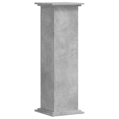 Supporto per Piante Grigio 33x33x100 cm in Truciolato