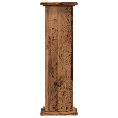 Supporto per Piante Legno Vecchio 33x33x100 cm in Truciolato