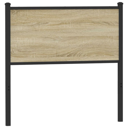 Testiera Sonoma 75 cm in Legno Multistrato e Acciaio