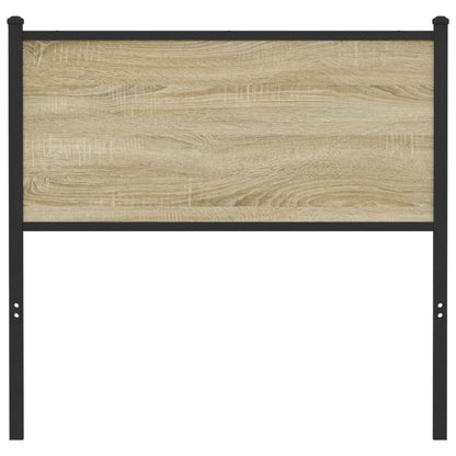 Testiera Sonoma 75 cm in Legno Multistrato e Acciaio