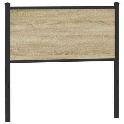 Testiera Sonoma 90 cm in Legno Multistrato e Acciaio