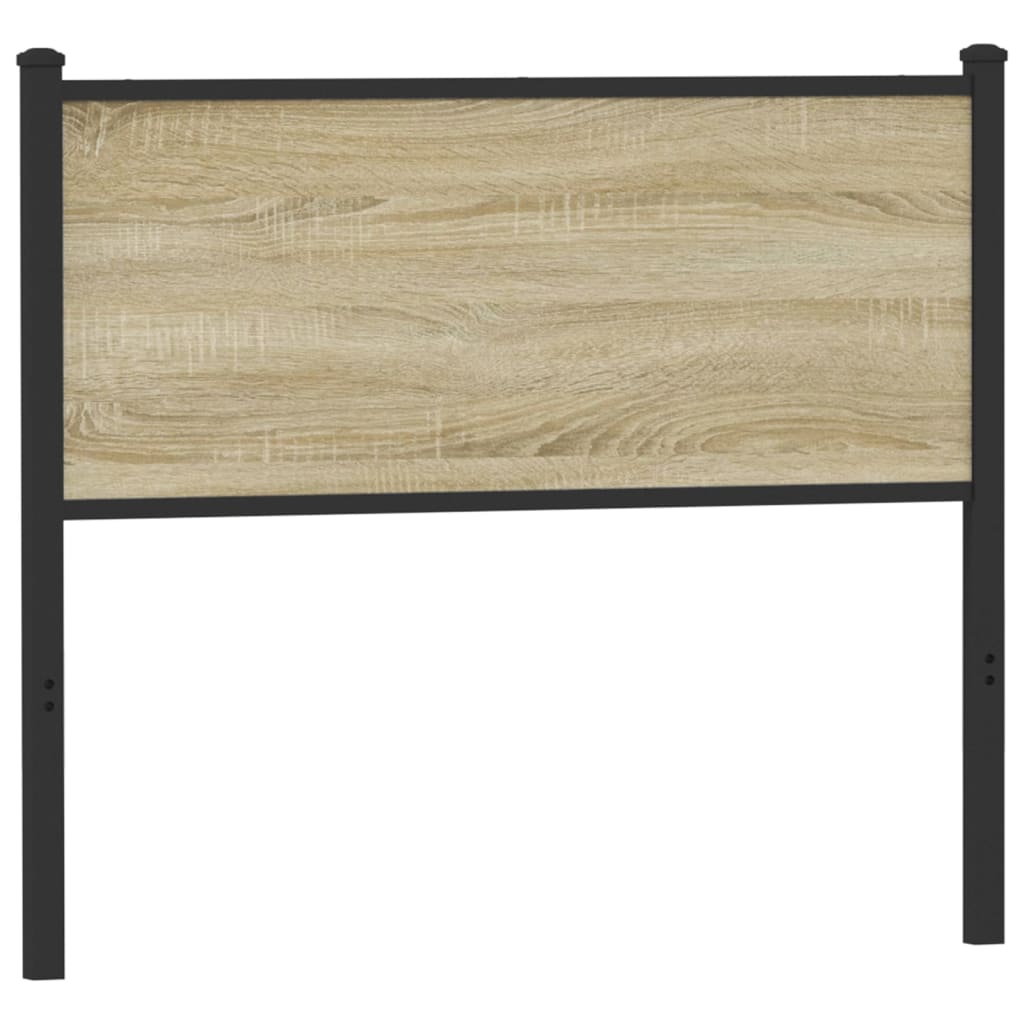 Testiera Sonoma 100 cm in Legno Multistrato e Acciaio