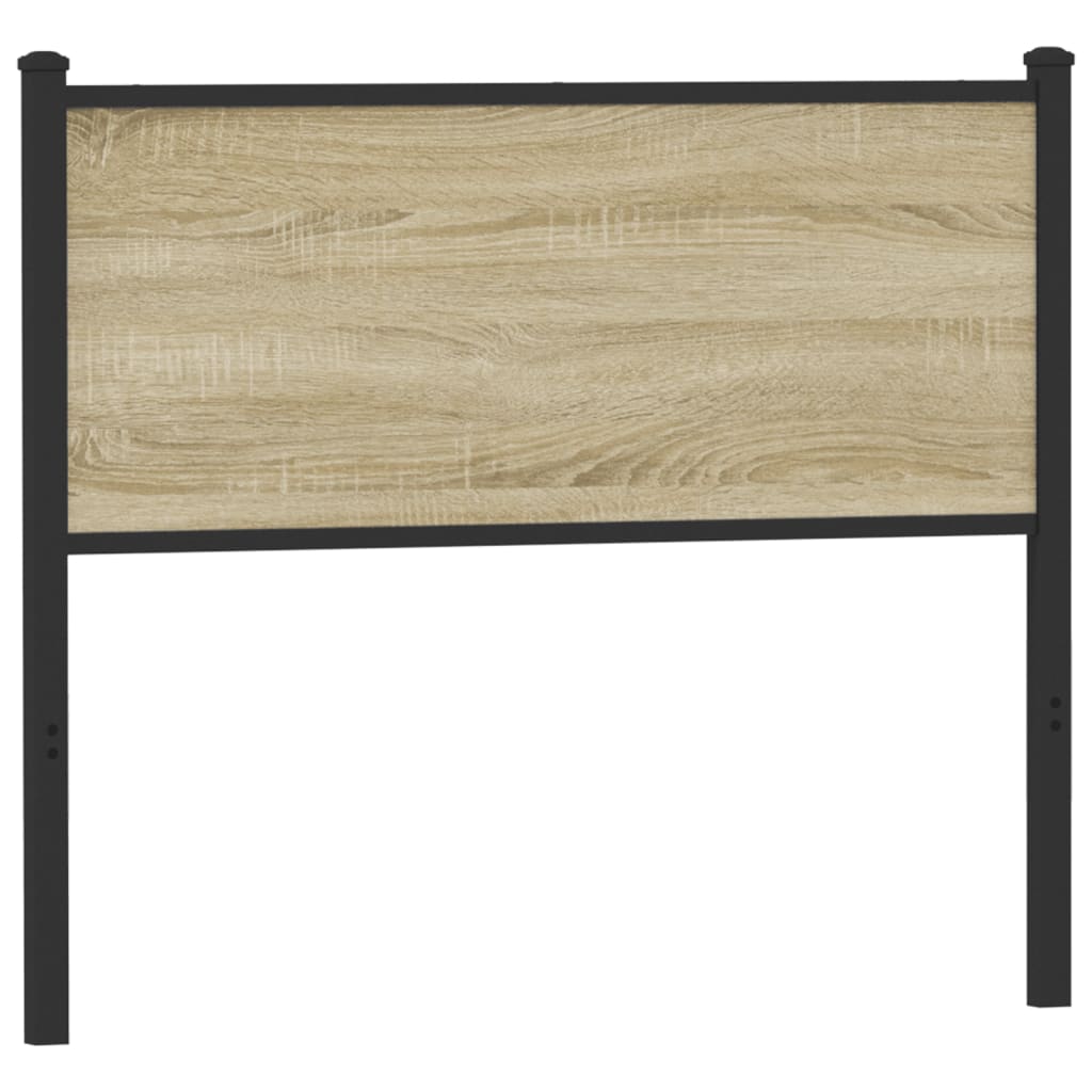 Testiera di Ricambio Sonoma 107 cm in Legno Multistrato e Acciaio