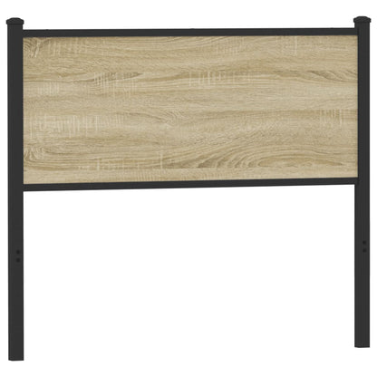 Testiera di Ricambio Sonoma 107 cm in Legno Multistrato e Acciaio