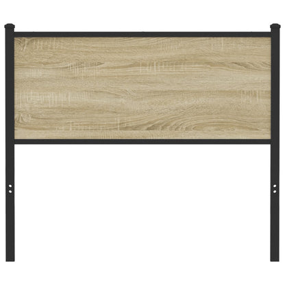 Testiera di Ricambio Sonoma 107 cm in Legno Multistrato e Acciaio