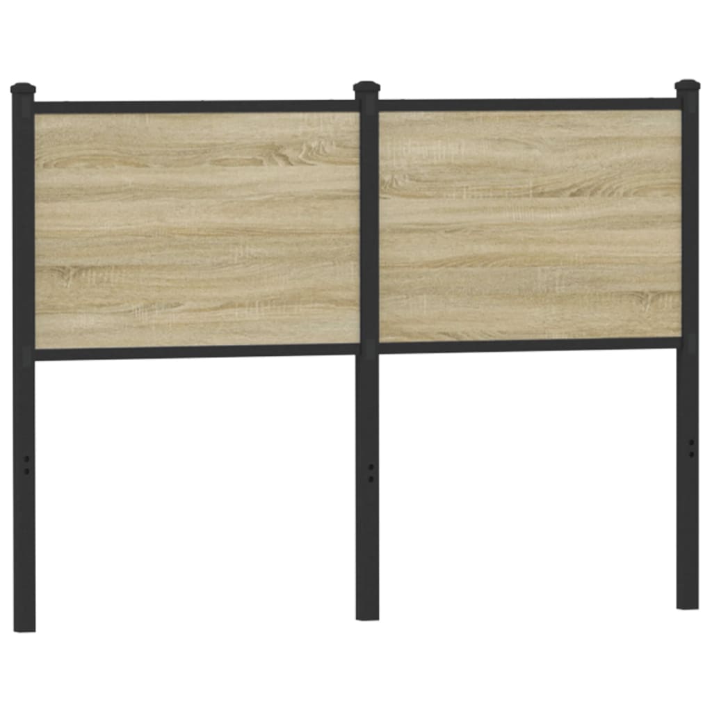 Testiera Sonoma 120 cm in Legno Multistrato e Acciaio