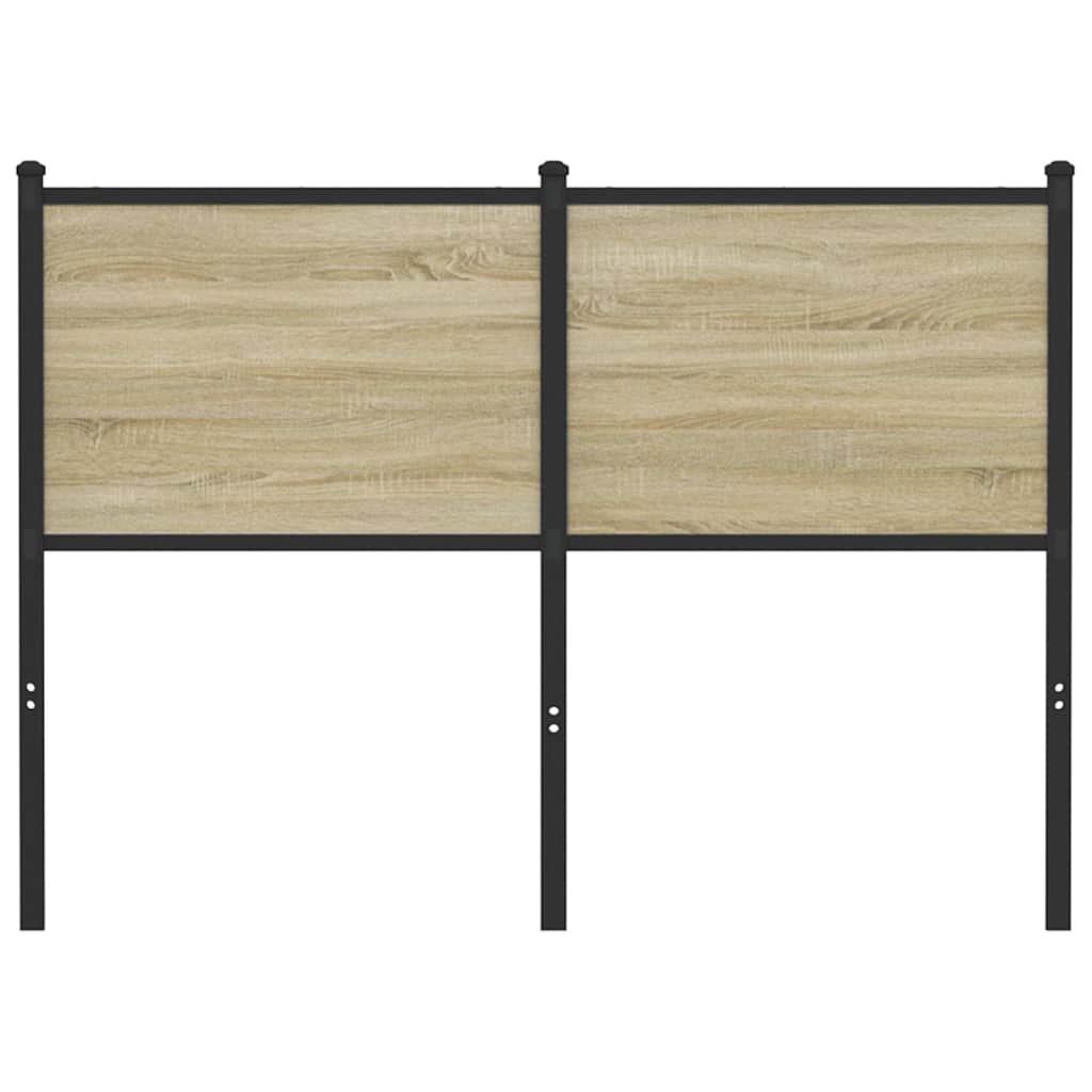 Testiera Sonoma 120 cm in Legno Multistrato e Acciaio