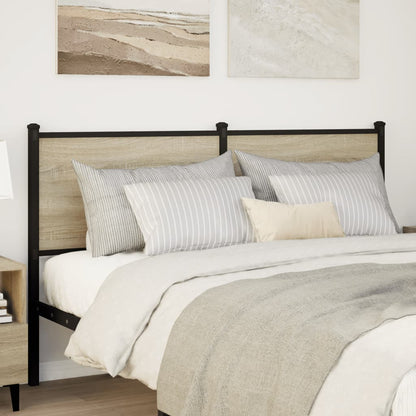 Testiera Sonoma 150 cm in Legno Multistrato e Acciaio