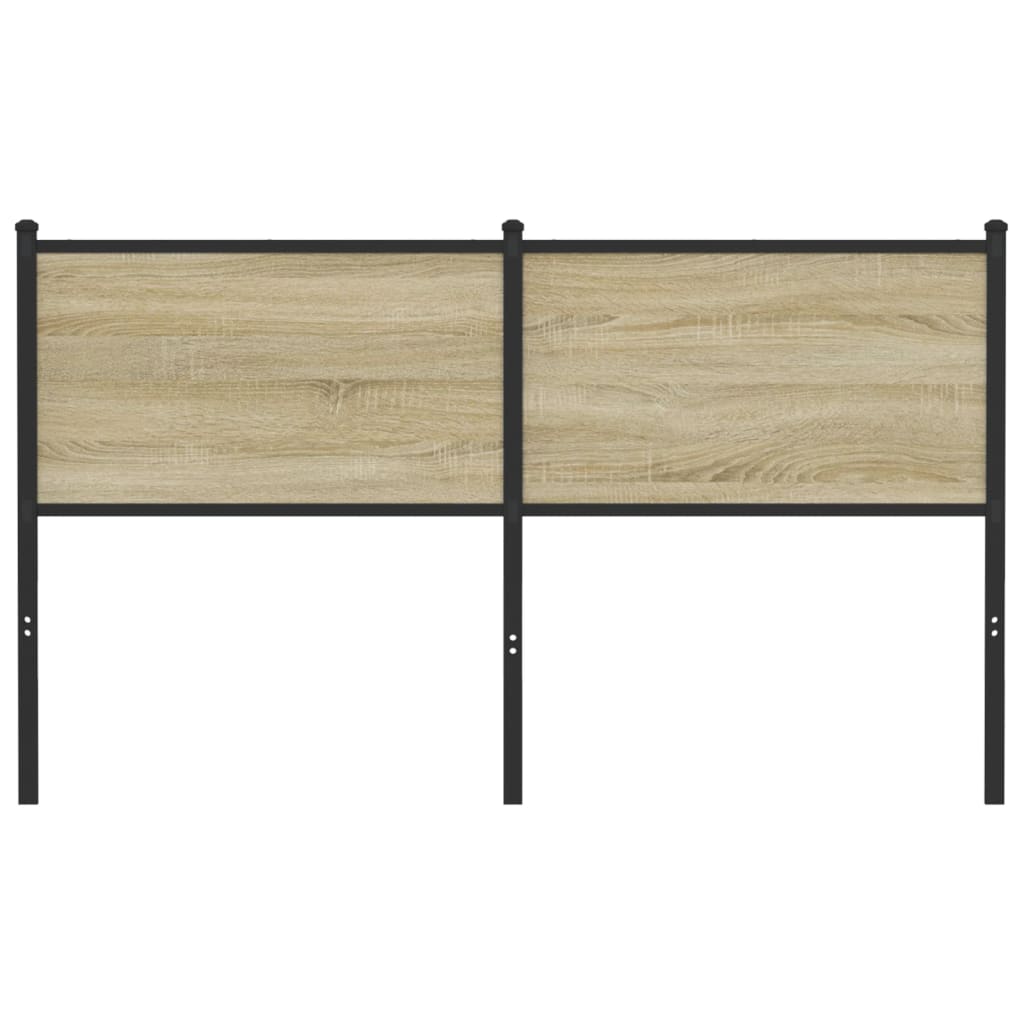 Testiera Sonoma 150 cm in Legno Multistrato e Acciaio