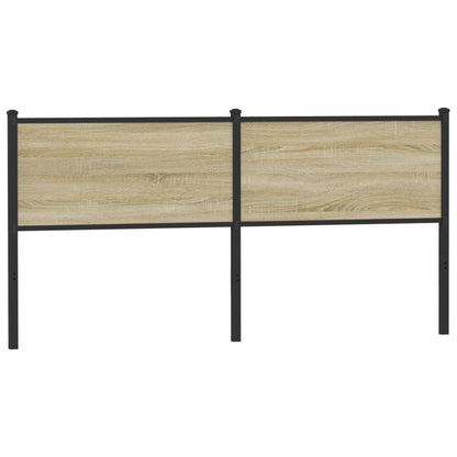 Testiera Sonoma 160 cm in Legno Multistrato e Acciaio