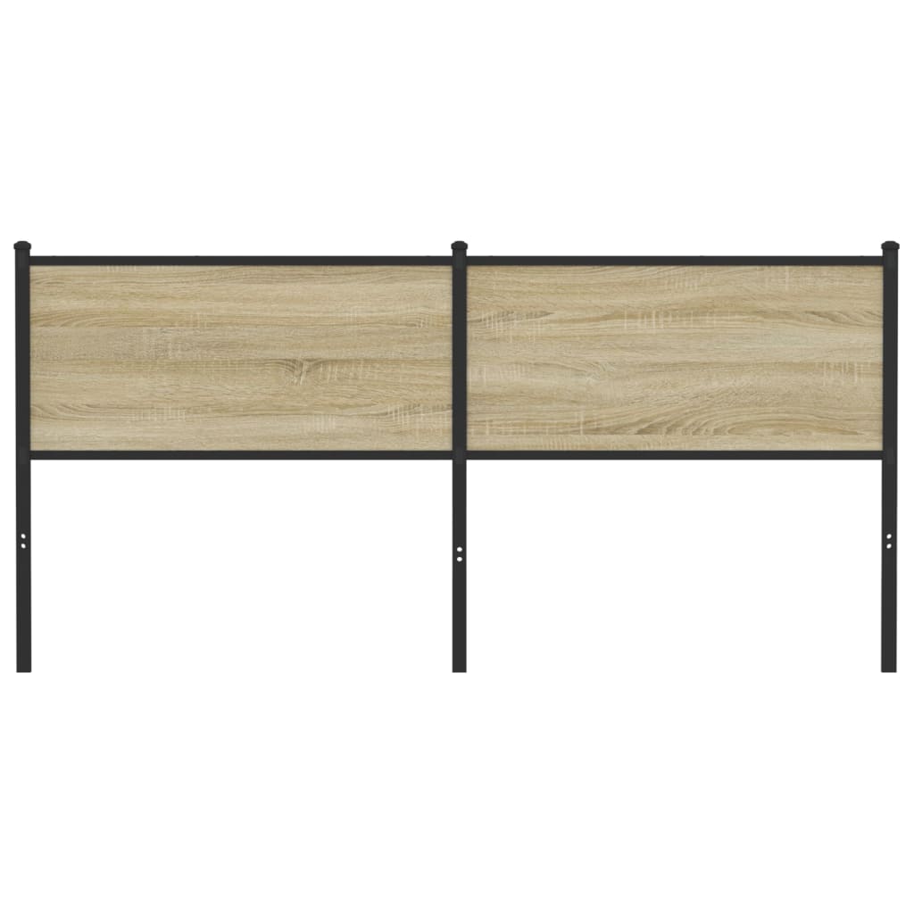 Testiera Sonoma 160 cm in Legno Multistrato e Acciaio